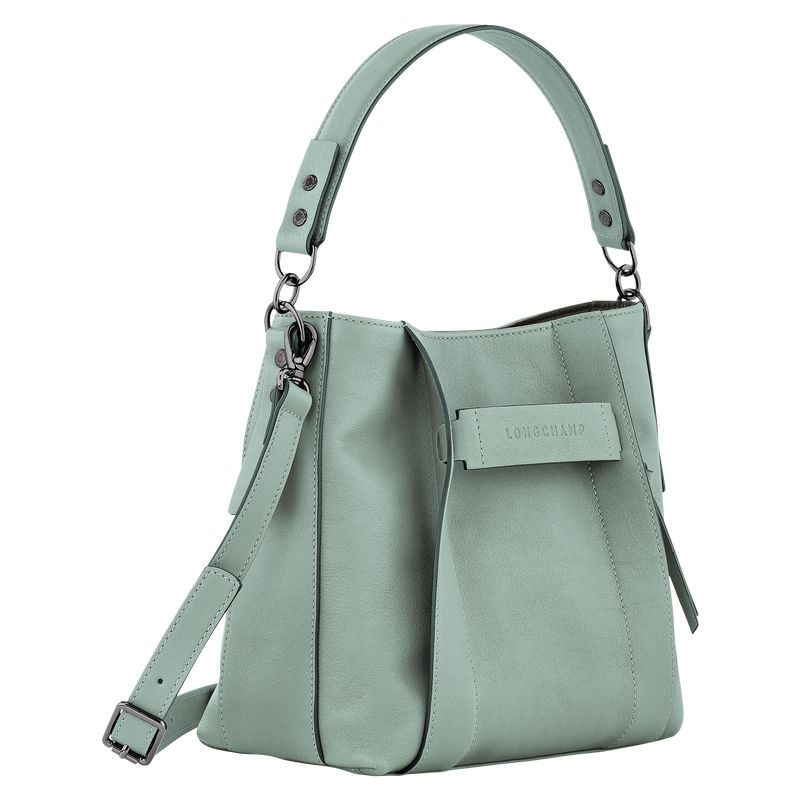 Longchamp 3D S Women Crossbody Bag Blue Green | Australia-857NKFGYL