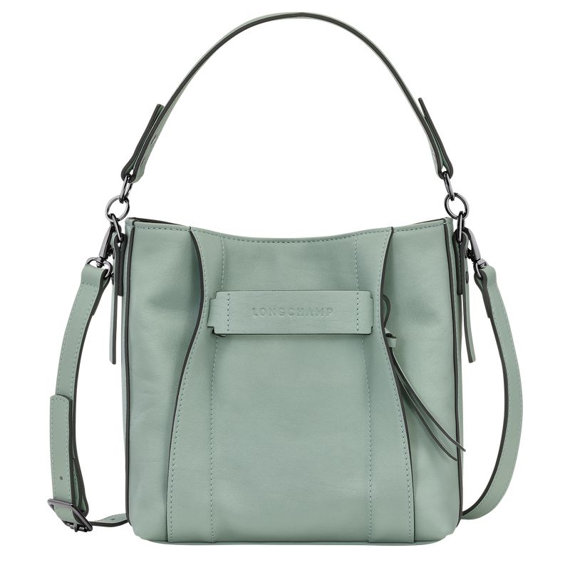 Longchamp 3D S Women Crossbody Bag Blue Green | Australia-857NKFGYL