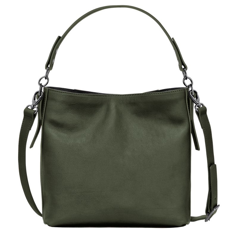 Longchamp 3D S Women Crossbody Bag Khaki | Australia-940UDBLRX