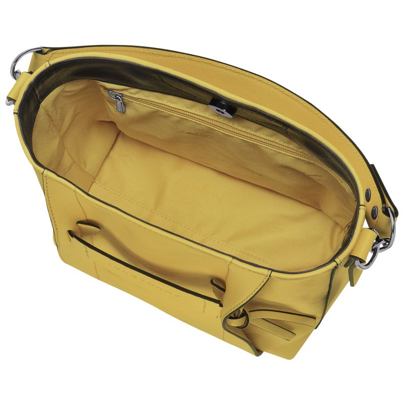 Longchamp 3D S Women Crossbody Bag Yellow | Australia-673XZYLIS