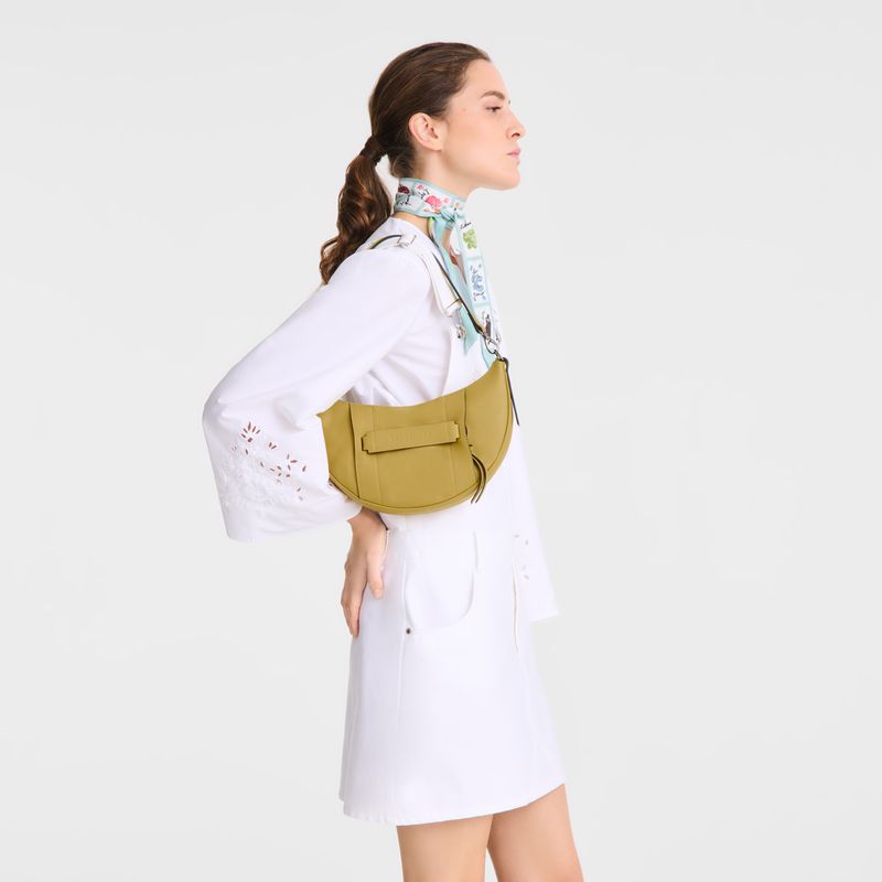 Longchamp 3D S Women Crossbody Bag Yellow | Australia-471JKDZSL