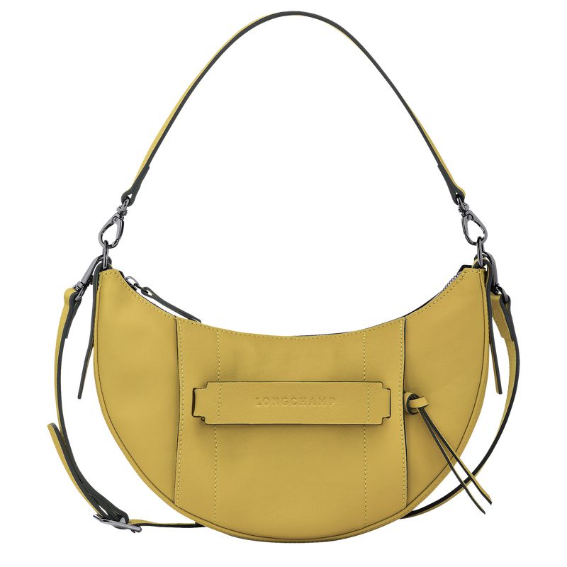 Longchamp 3D S Women Crossbody Bag Yellow | Australia-471JKDZSL