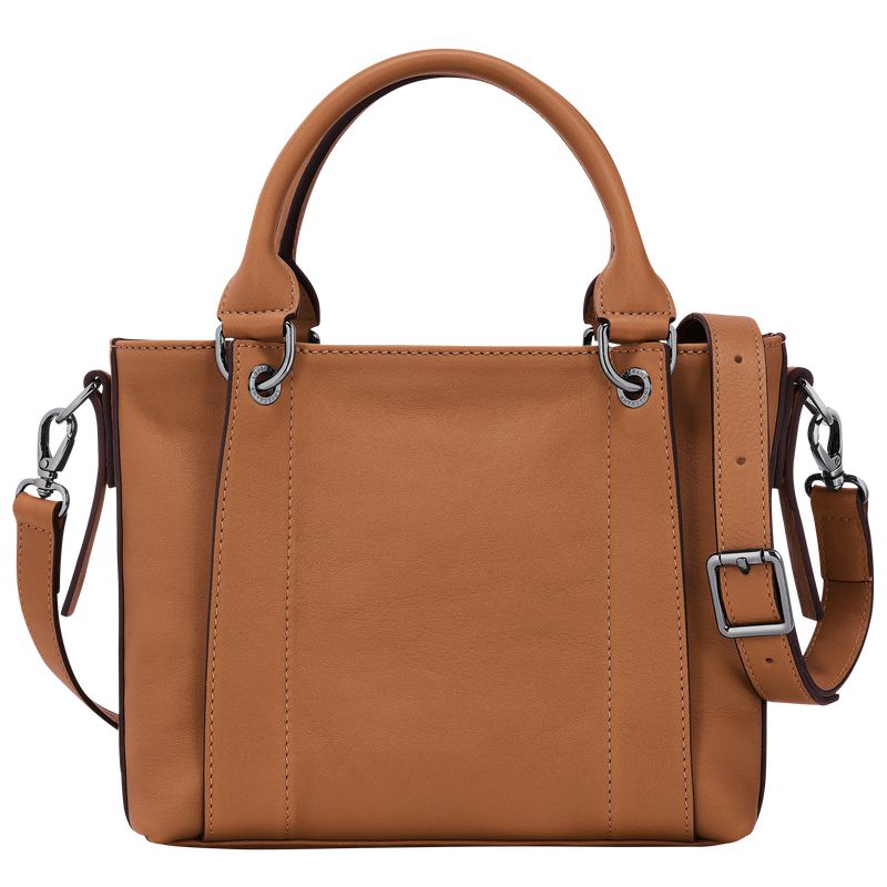 Longchamp 3D S Women Handbag Beige | Australia-958WFBUNS