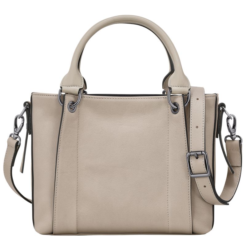 Longchamp 3D S Women Handbag Beige | Australia-547PZTGEM