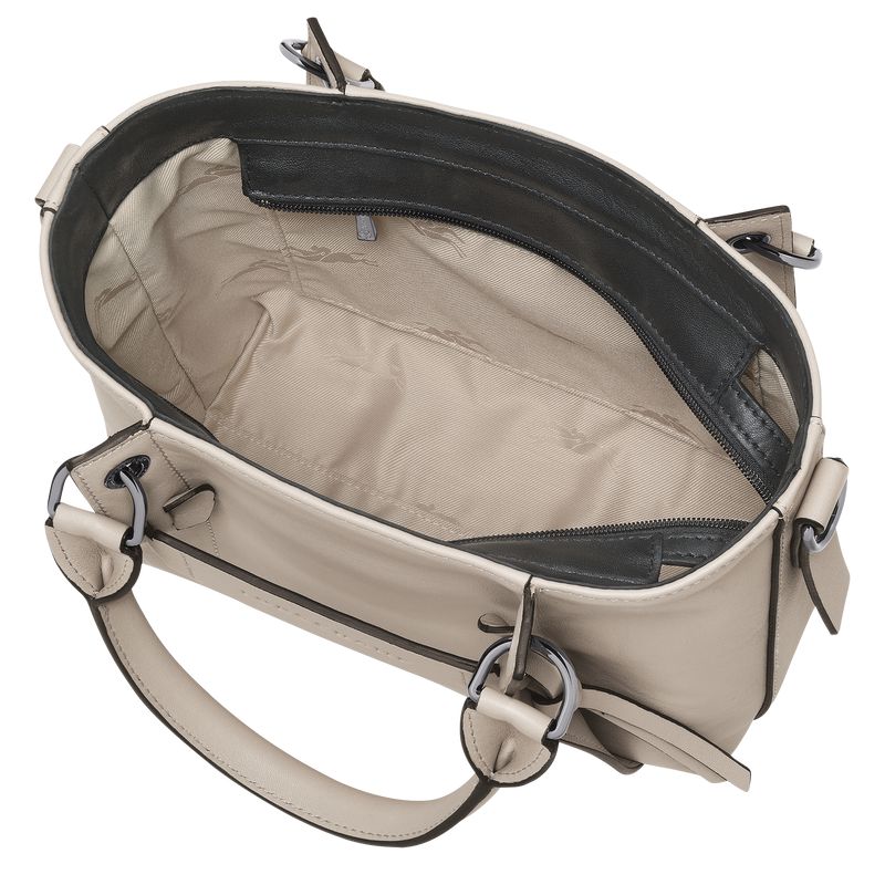 Longchamp 3D S Women Handbag Beige | Australia-547PZTGEM
