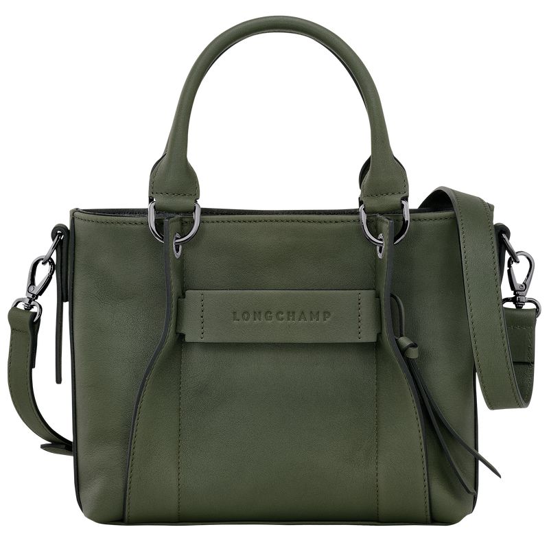 Longchamp 3D S Women Handbag Khaki | Australia-670SWBRHL