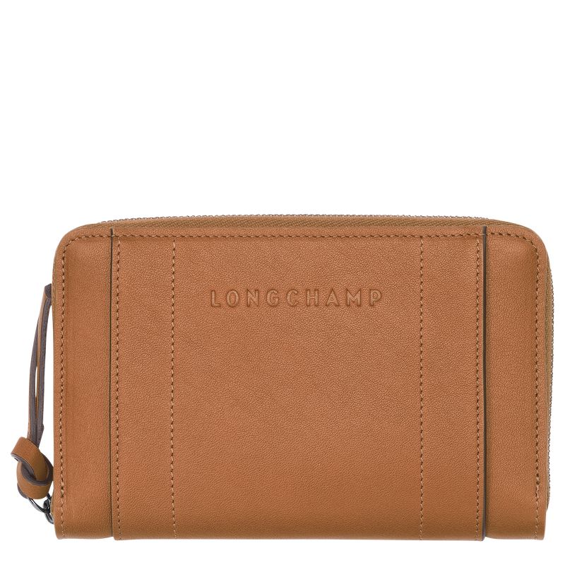 Longchamp 3D Women Wallet Beige | Australia-287RIPJSA