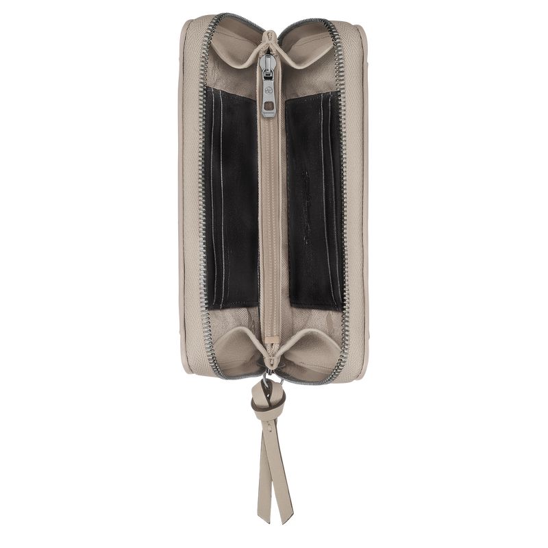 Longchamp 3D Women Wallet Beige | Australia-397EAGPHL