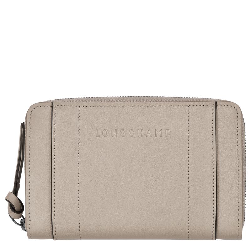 Longchamp 3D Women Wallet Beige | Australia-397EAGPHL