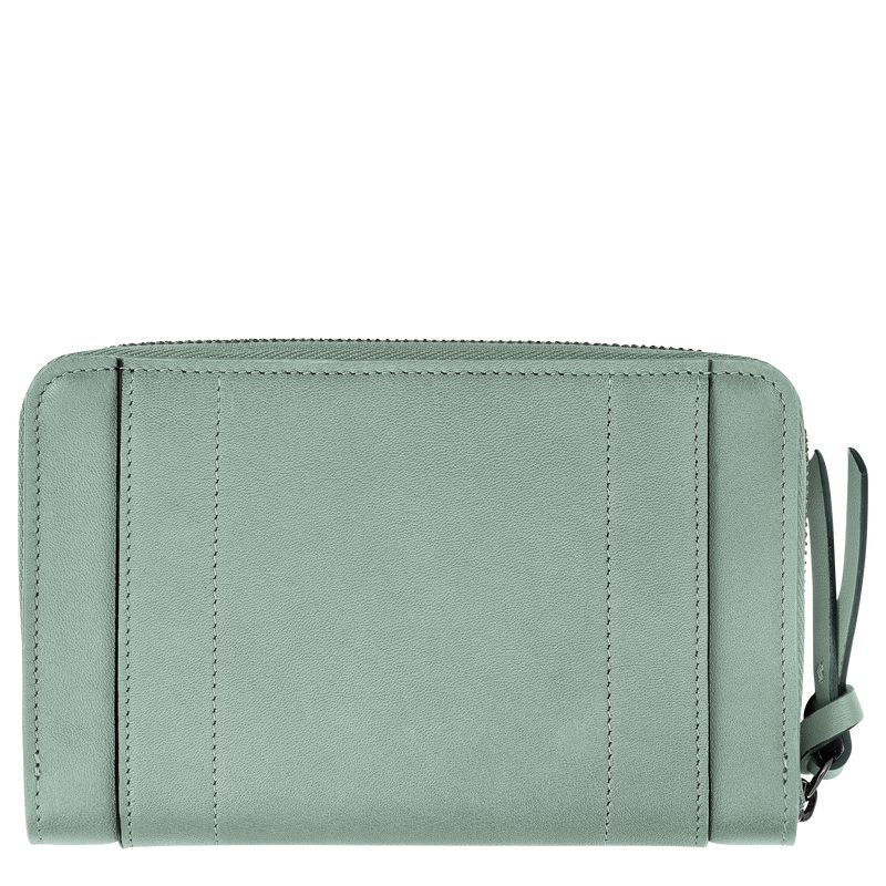 Longchamp 3D Women Wallet Blue Green | Australia-894YEXVZH