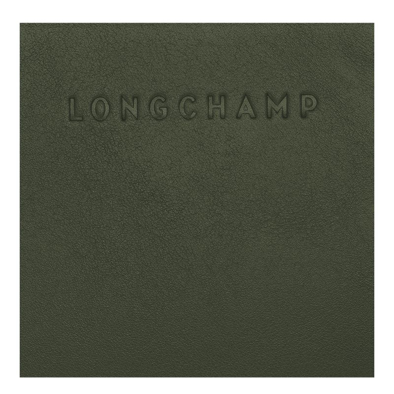 Longchamp 3D Women Wallet Khaki | Australia-543SRKBQZ