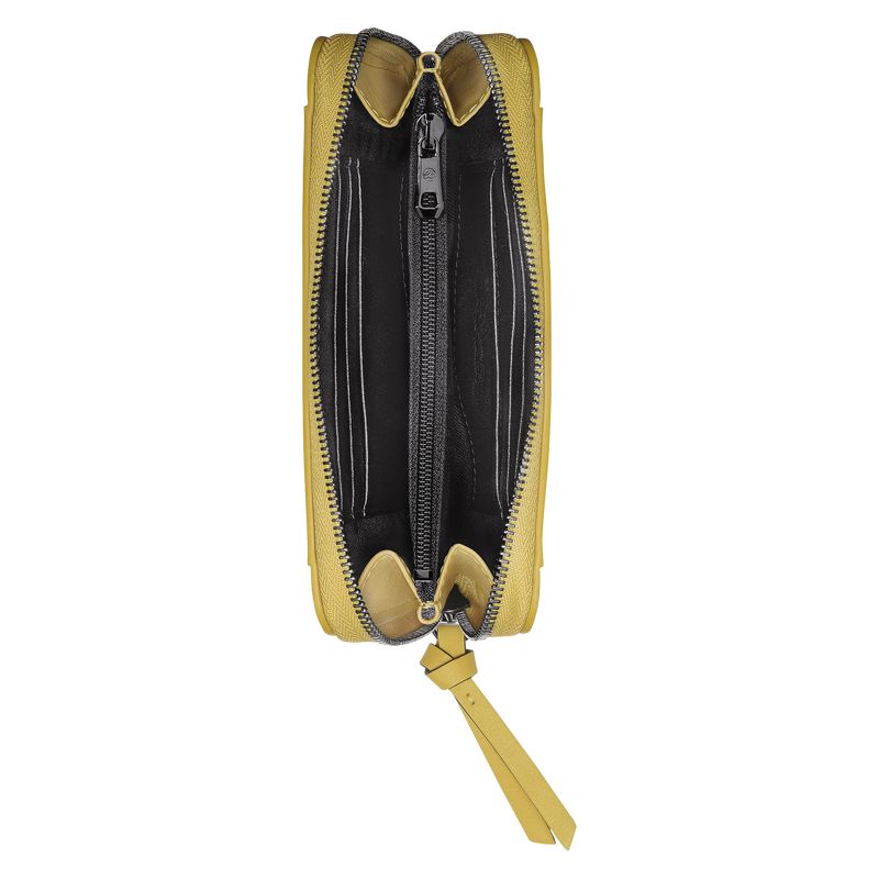 Longchamp 3D Women Wallet Yellow | Australia-324AJCBGW