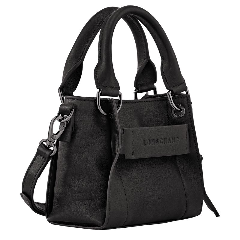 Longchamp 3D Xs Women Handbag Black | Australia-310BKMLFR