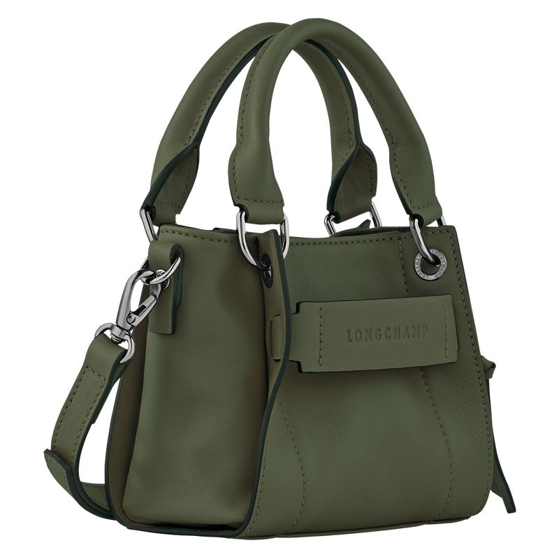 Longchamp 3D Xs Women Handbag Khaki | Australia-205HWGTPV