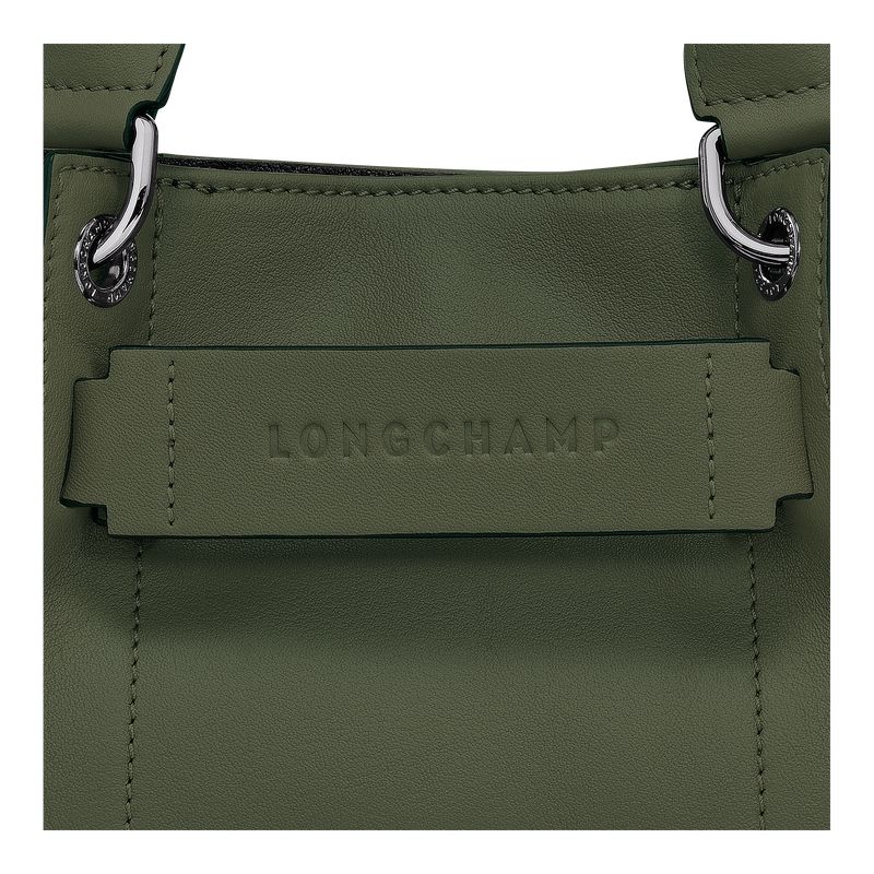 Longchamp 3D Xs Women Handbag Khaki | Australia-205HWGTPV