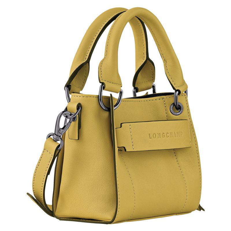 Longchamp 3D Xs Women Handbag Yellow | Australia-183XPOMDT