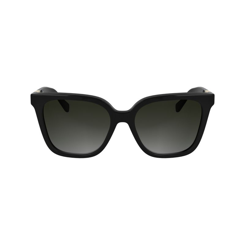 Longchamp Acetate Women Sunglasses Black | Australia-758QPIYVR