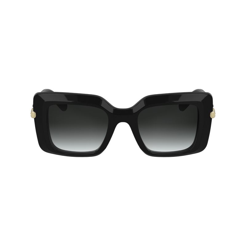 Longchamp Acetate Women Sunglasses Black | Australia-925DAZTHE