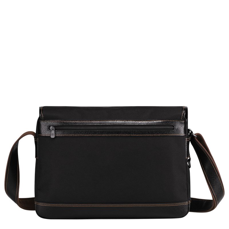 Longchamp Boxford L Men Crossbody Bag Black | Australia-410RIUVMJ