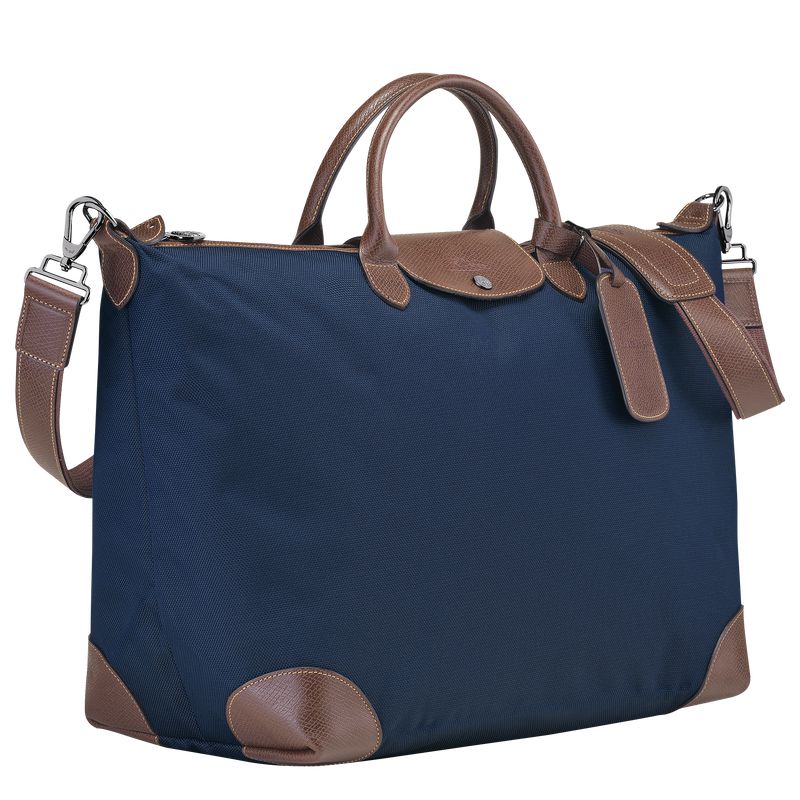 Longchamp Boxford L Men Travel Bag Blue | Australia-038QGIPON