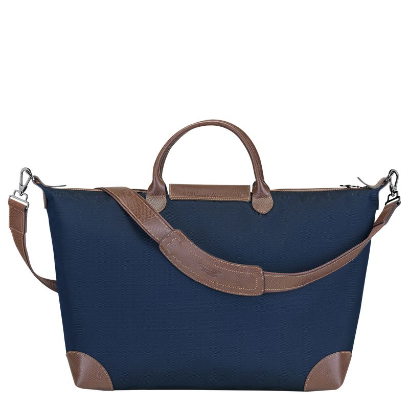 Longchamp Boxford L Men Travel Bag Blue | Australia-038QGIPON