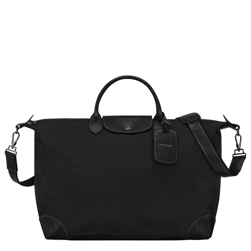 Longchamp Boxford L Women Travel Bag Black | Australia-107UVKRLZ