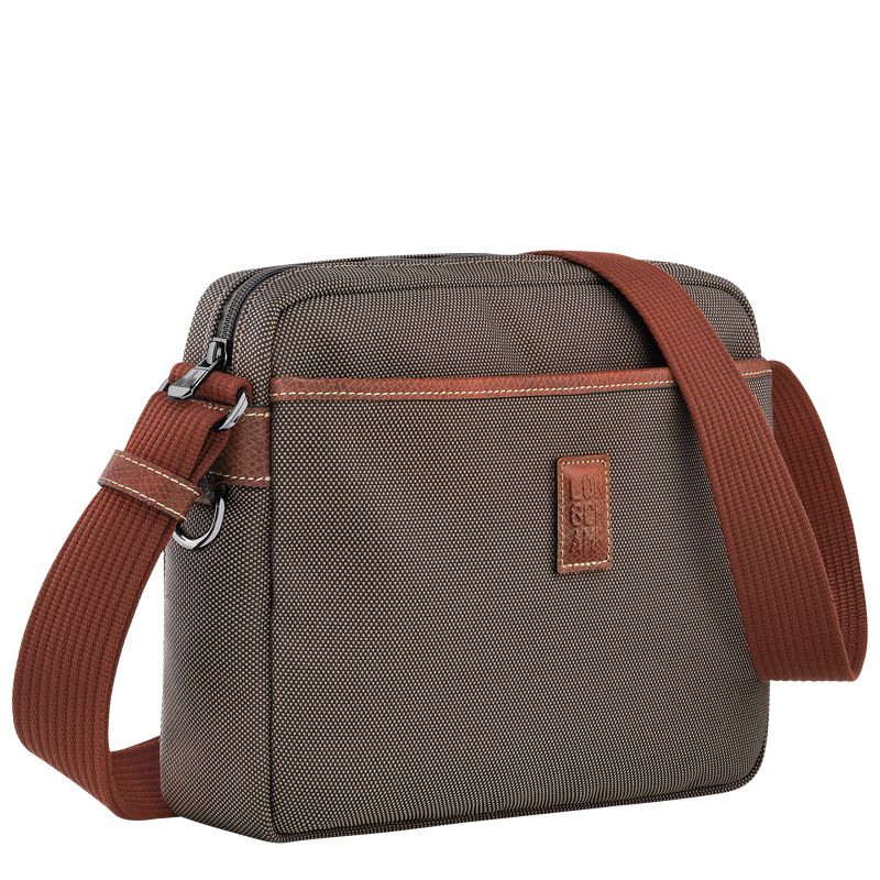 Longchamp Boxford M Camera Men Crossbody Bag Brown | Australia-932KSGDUP