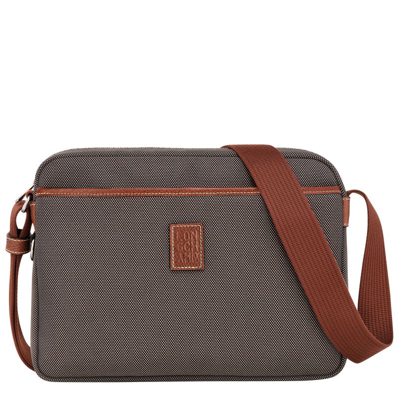 Longchamp Boxford M Camera Men Crossbody Bag Brown | Australia-932KSGDUP