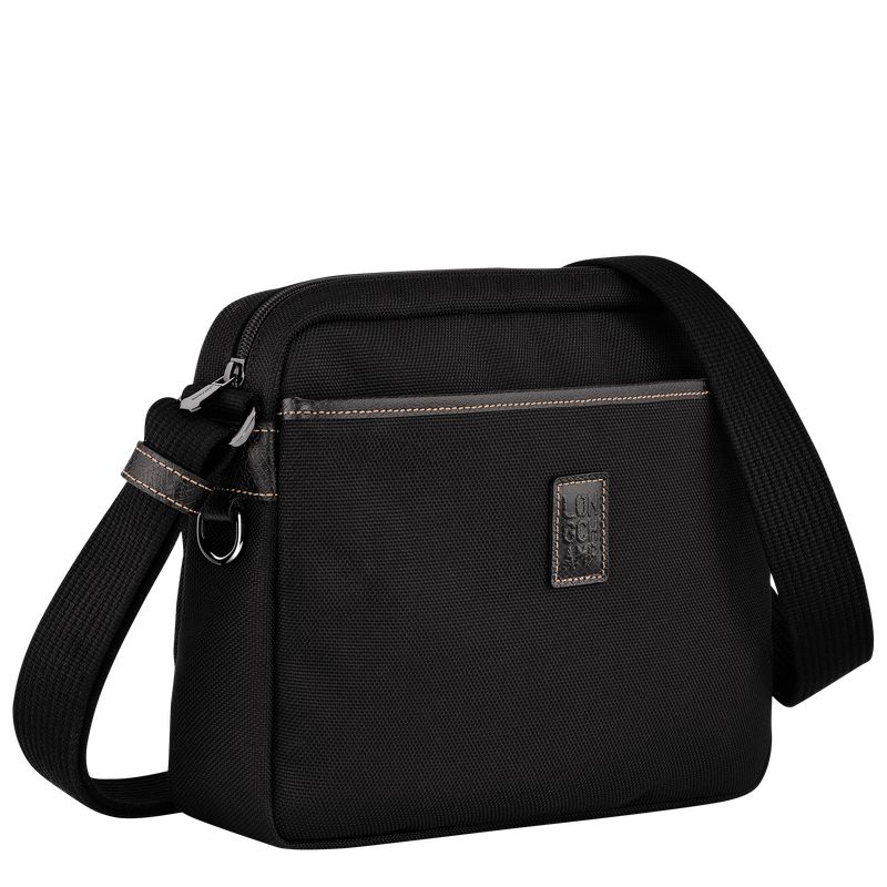Longchamp Boxford M Camera Men Crossbody Bag Black | Australia-031MQUSGO