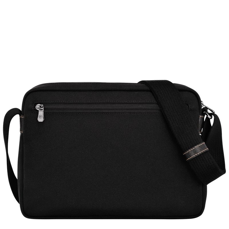 Longchamp Boxford M Camera Men Crossbody Bag Black | Australia-031MQUSGO