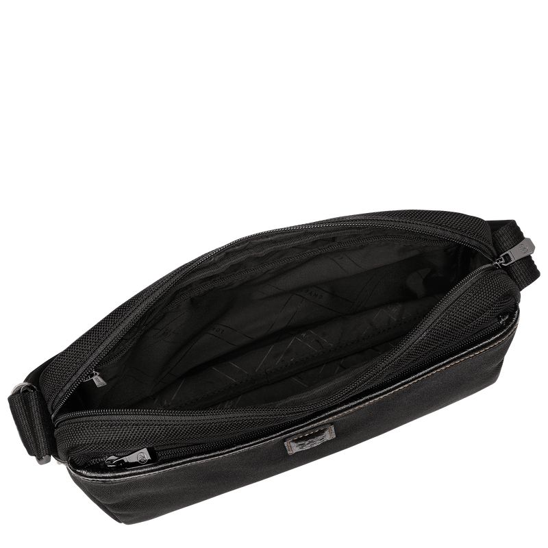 Longchamp Boxford M Camera Men Crossbody Bag Black | Australia-031MQUSGO