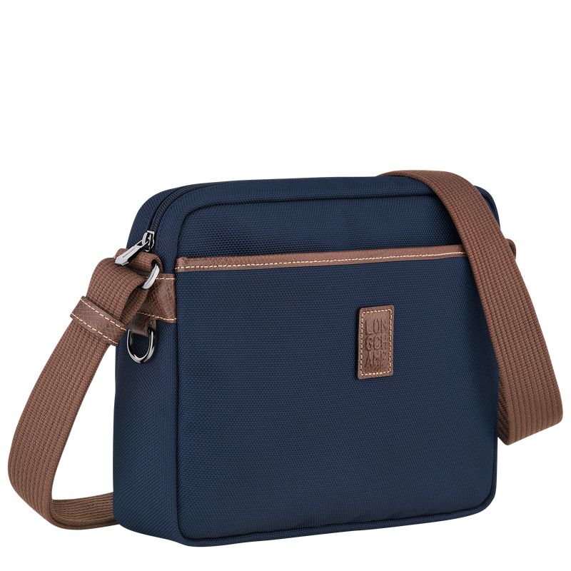 Longchamp Boxford M Camera Men Crossbody Bag Blue | Australia-679HUNCSJ