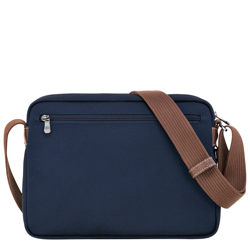 Longchamp Boxford M Camera Men Crossbody Bag Blue | Australia-679HUNCSJ