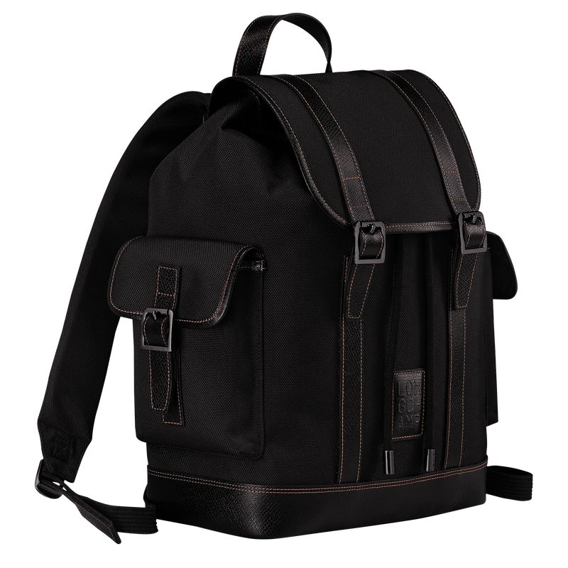 Longchamp Boxford Men Backpack Black | Australia-674ERZFDU