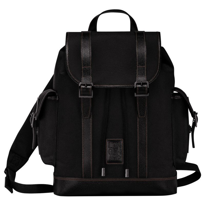 Longchamp Boxford Men Backpack Black | Australia-674ERZFDU