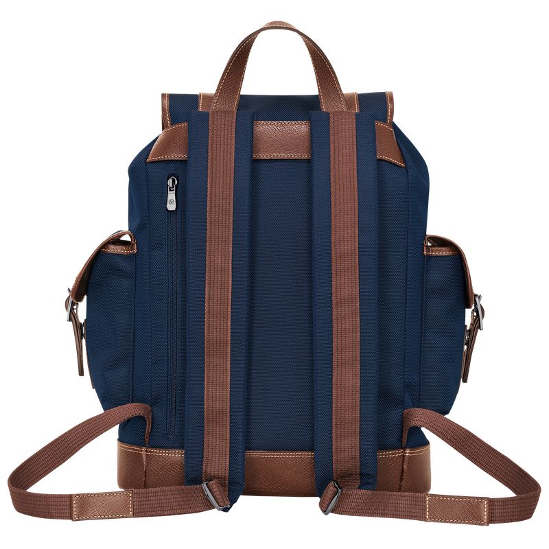 Longchamp Boxford Men Backpack Blue | Australia-346ZHYKSA