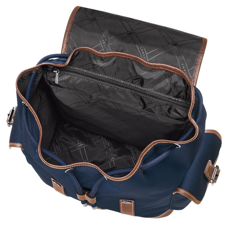Longchamp Boxford Men Backpack Blue | Australia-346ZHYKSA