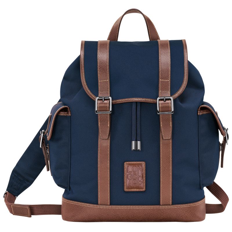 Longchamp Boxford Men Backpack Blue | Australia-346ZHYKSA