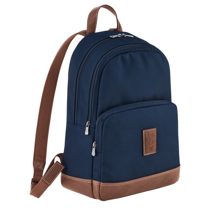 Longchamp Boxford Men Backpack Blue | Australia-258VONESK