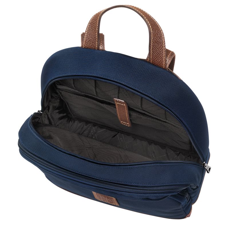 Longchamp Boxford Men Backpack Blue | Australia-258VONESK