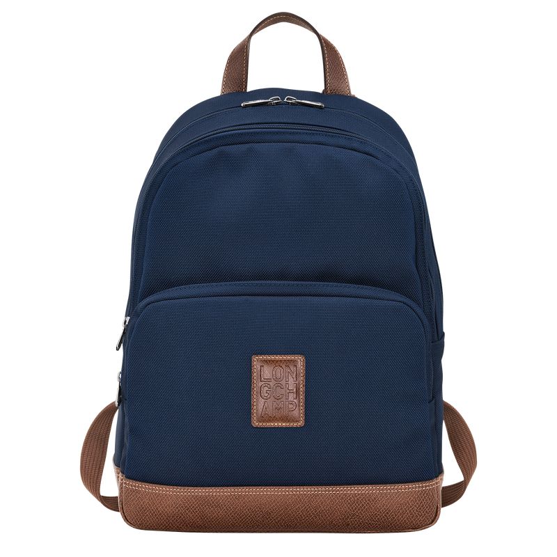 Longchamp Boxford Men Backpack Blue | Australia-258VONESK