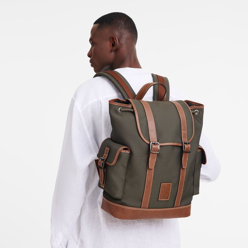 Longchamp Boxford Men Backpack Brown | Australia-187YDARCV