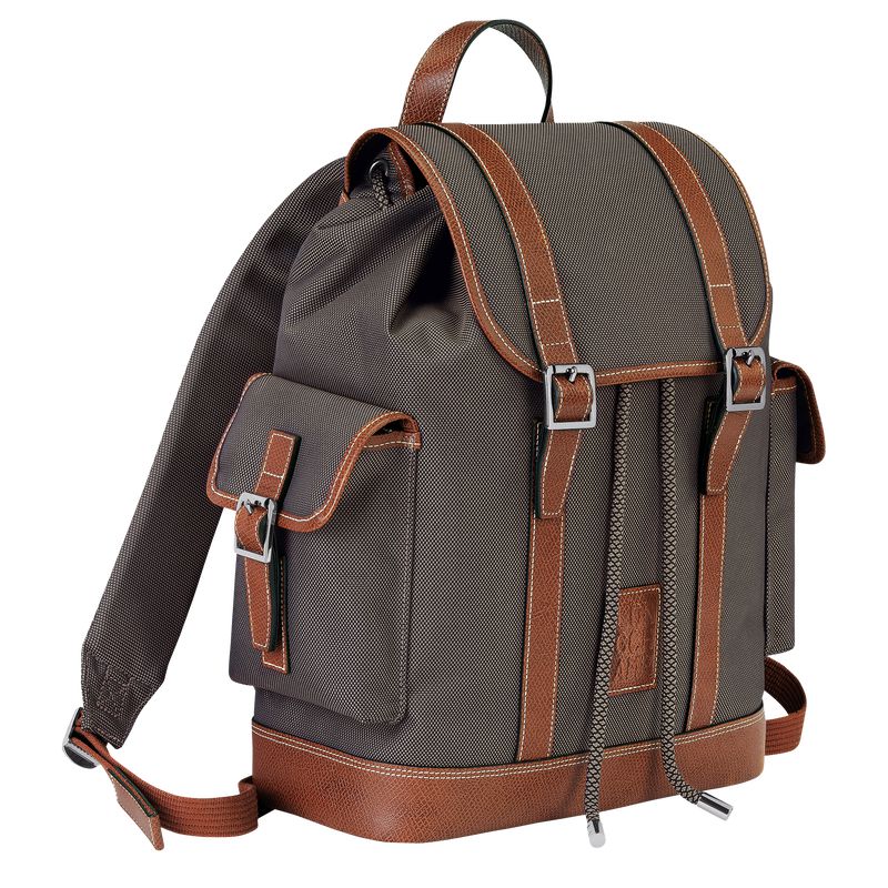 Longchamp Boxford Men Backpack Brown | Australia-187YDARCV