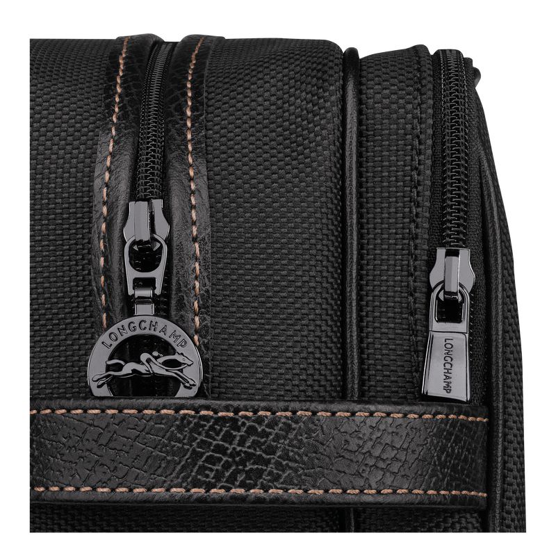 Longchamp Boxford Men Toiletry Bags Black | Australia-983KODINL