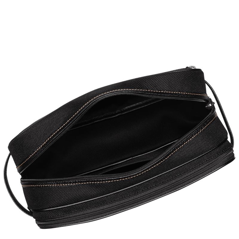 Longchamp Boxford Men Toiletry Bags Black | Australia-983KODINL