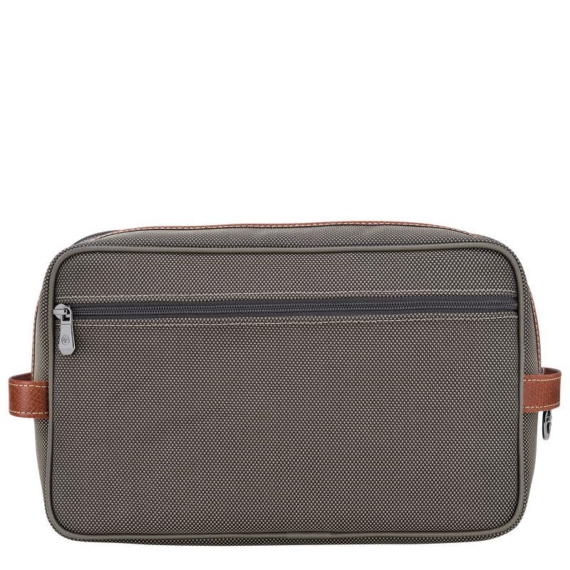 Longchamp Boxford Men Toiletry Bags Brown | Australia-754KEPJXG