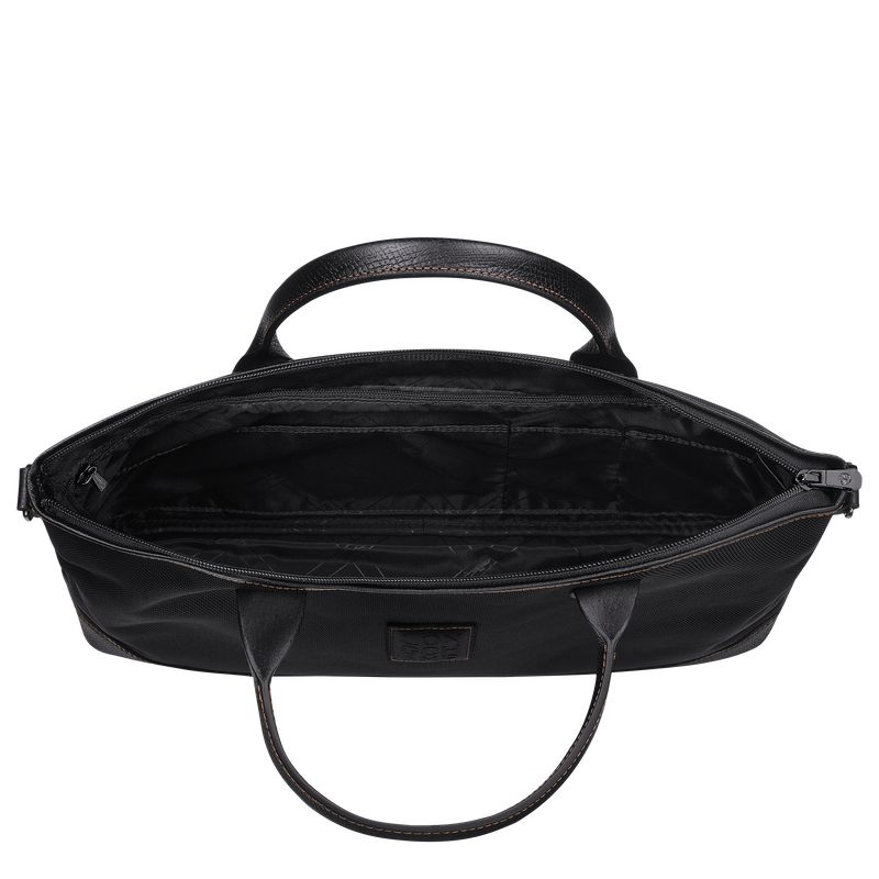 Longchamp Boxford S Men Briefcase Black | Australia-351FNLIAS