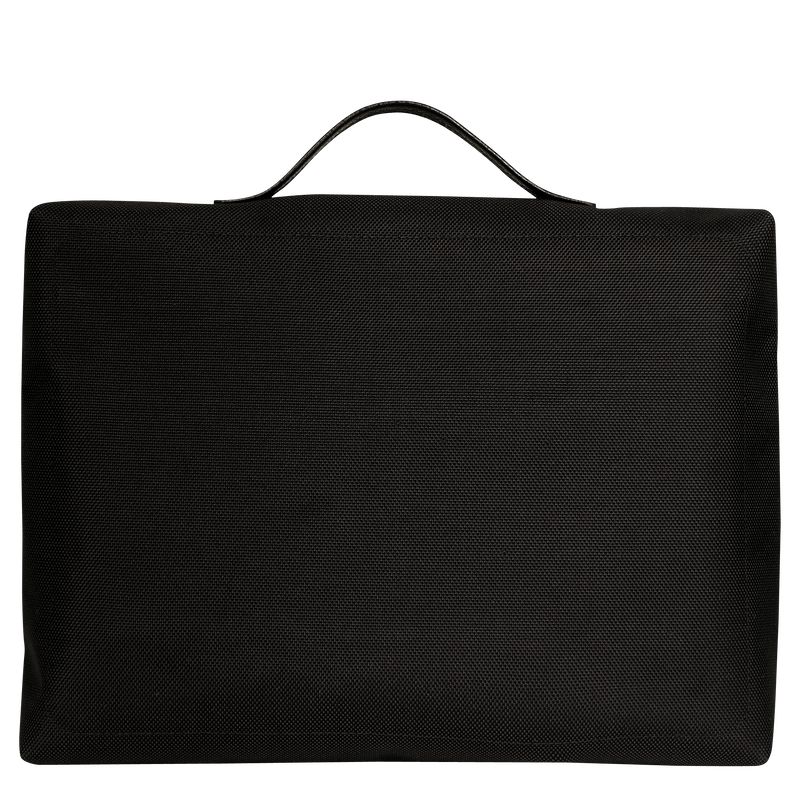 Longchamp Boxford S Men Briefcase Black | Australia-683SMYHNG
