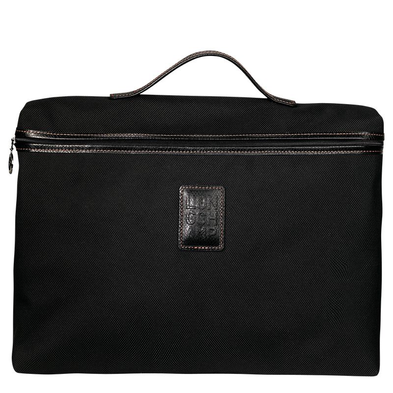 Longchamp Boxford S Men Briefcase Black | Australia-683SMYHNG