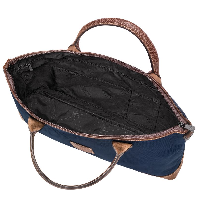 Longchamp Boxford S Men Briefcase Blue | Australia-847KCYLRE